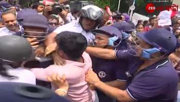 Flames of Delhis Jantarmantar in Kolkata SUCI Protest at Raj Bhavan