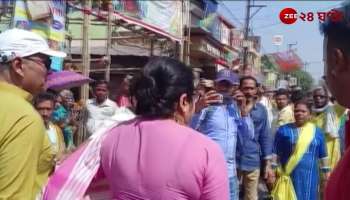 BJPs locket in Chuchura protest against Sandeshkhalis violence against women 