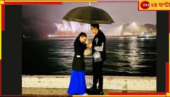 Nusrat Faria| Zayed Khan: বিদেশে এক ছাতার তলায় জায়েদ-নুসরত, ছবি ঘিরে জল্পনা তুঙ্গে...