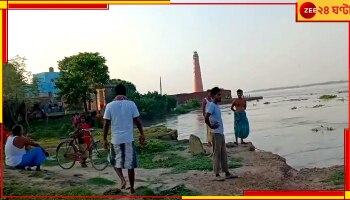 Ganga | Samserganj: সামসেরগঞ্জে ফুঁসছে গঙ্গা, শুরু হয়েছে ভাঙন, বাড়িঘর ছাড়ছেন স্থানীয়রা