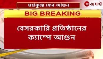 Maha Kumbh 2025 Fire Breaks Out in Private Tent at Sector 8 Prayagraj   