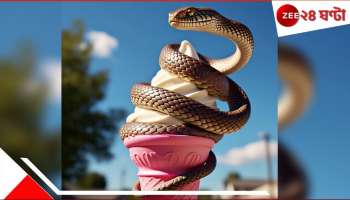 Snake in Ice Cream: গরম থেকে বাঁচতে ঠান্ডা খাওয়া ভুলে যান! এবার আইসক্রিমেই জমাট আস্ত সাপ...