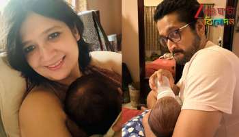Parambrata Piya Son Photo: কখনও ছেলেকে খাওয়াচ্ছেন, কখনও আদরে জড়িয়ে ধরছেন! পরম-পিয়ার ছেলের নানা মুহূর্ত...