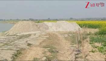 Looting of Soil from the Ganga Char River IslandSandbar in Haripur Nadia