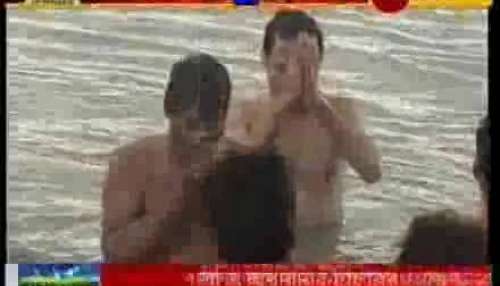 Mahalaya Tarpan at Ganges in districts