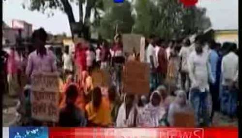 Clash between police and villagers in Nowda, Murshidabad