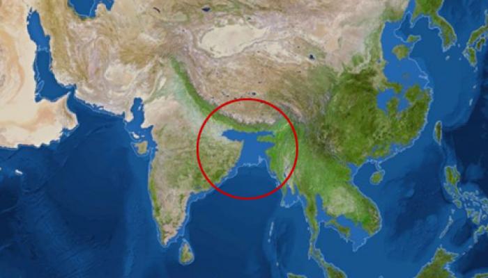 ৫ হাজার বছর পর ন্যাশানাল জিওগ্রাফির ম্যাপে বরফ গলা জলের ২১৬ ফুট তলায় কলকাতা, বাংলাদেশ