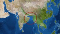 ৫ হাজার বছর পর ন্যাশানাল জিওগ্রাফির ম্যাপে বরফ গলা জলের ২১৬ ফুট তলায় কলকাতা, বাংলাদেশ