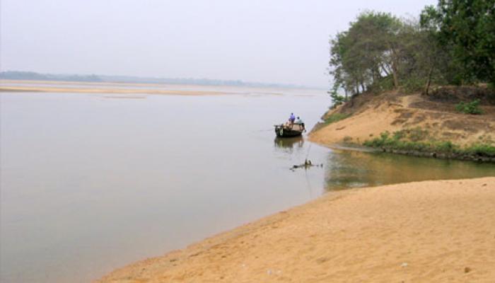 সরকারি নিয়মকে বুড়ো আঙুল দেখিয়ে দামোদরের চর থেকে অবাধে তোলা হচ্ছে বালি