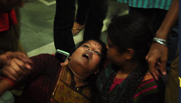 ছাত্র নেতা সুদীপ্ত গুপ্তের মৃত্যুবার্ষিকীতে পুলিসের লাঠিতে ফের রক্তাক্ত পড়ুয়ারা