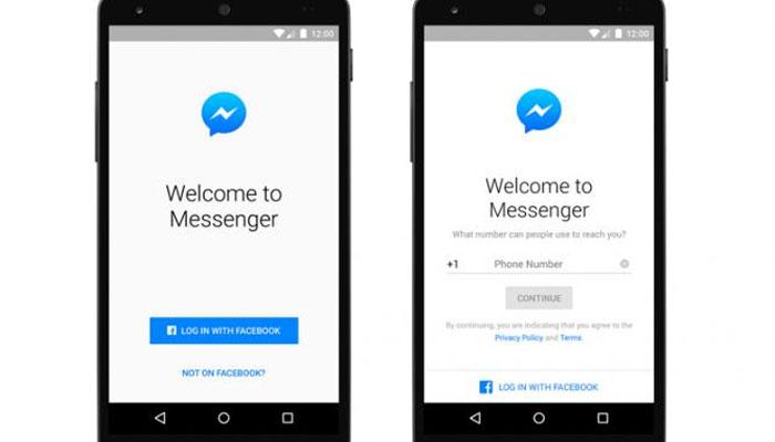 ফেসবুক অ্যাকাউন্ট ছাড়াই ব্যবহার করুন মেসেঞ্জার 