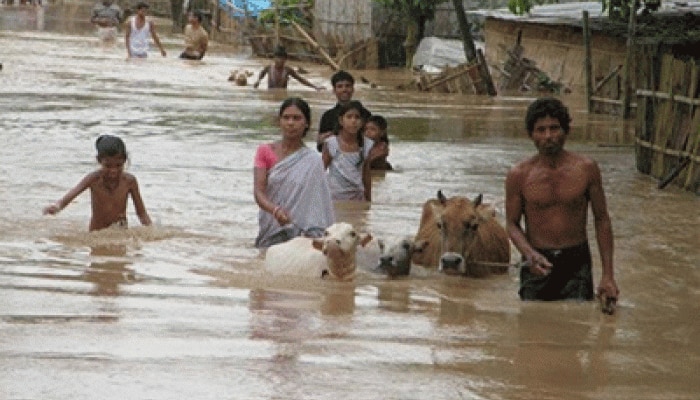 অসমে বন্যা পরিস্থিতির অবনতি