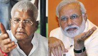 মোদীকে নকল করে 'ডাবস্ম্যাশ', অভিনব প্রচারে লালু 