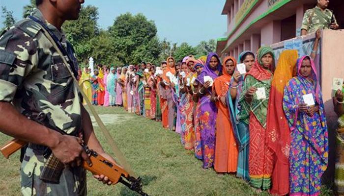 বেনজির নিরাপত্তায় শেষ হল বিহারের পাঁচ দফা নির্বাচনের প্রথম দফার ভোট, ভোটদানের হার ৫৭%