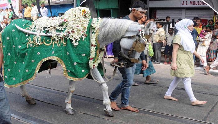 মহল্লায় মহল্লায় আজ তাজিয়া -শোভাযাত্রার প্রস্তুতি 