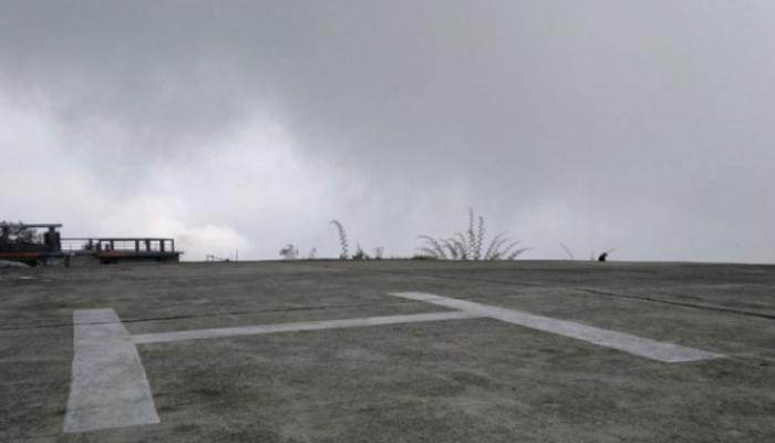 জমিজটে আটকে হেলিপ্যাড তৈরির কাজ