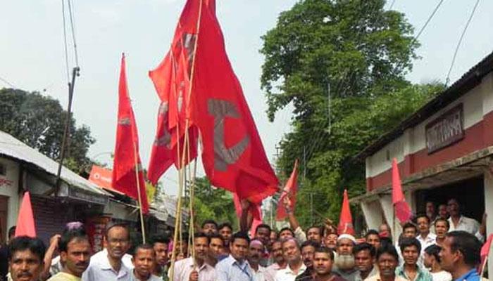 তৃণমূলের শক্তঘাঁটি আরামবাগে বিশাল জাঠা করল বামফ্রন্ট