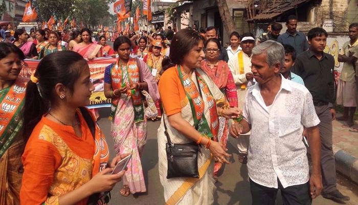 তৃণমূলকে সরাসরি চ্যালেঞ্জ ছুঁড়লেন বিজেপি নেত্রী রূপা গাঙ্গুলি