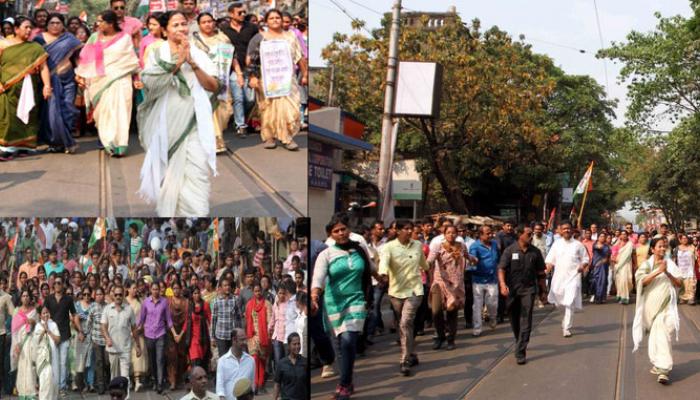 নারী দিবসে পুরোদস্তুর ভোট প্রচার শুরু মমতা বন্দ্যোপাধ্যায়ের