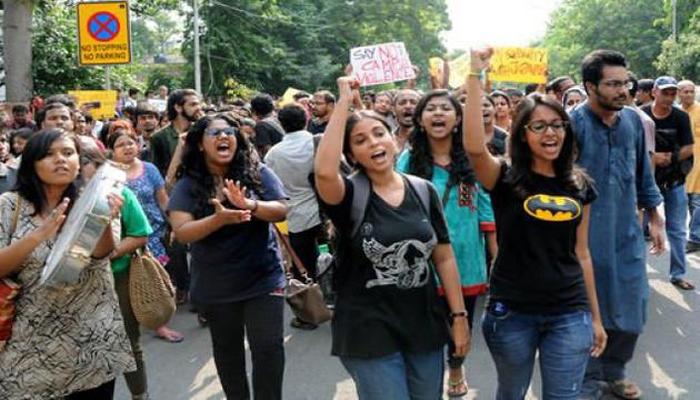 ফের একবার রাজপথে যাদবপুর বিশ্ববিদ্যালয়ের পড়ুয়ারা