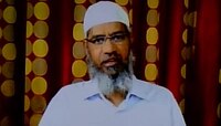 জাকির নায়ক মিডিয়ার সঙ্গে লাইভ স্কাইপে কথা বলছেন, সৌদি আরবের মদিনা থেকে!