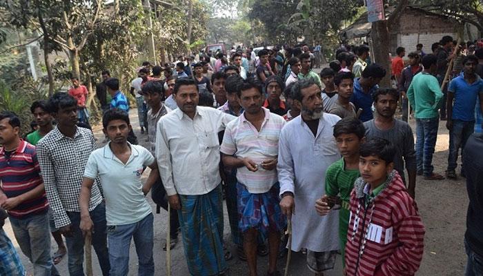 ফের অবরোধ শুরু ভাঙড়ে