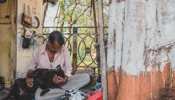 নিজেকে নিঃস্ব করে সারমেয় সংসারে মন ঢাললেন মনোজ!