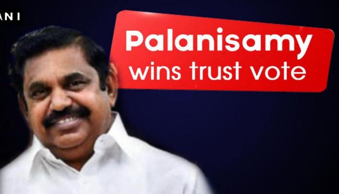 তামিলনাডু বিধানসভায় আস্থা ভোটে জয়ী পালানিস্বামী 