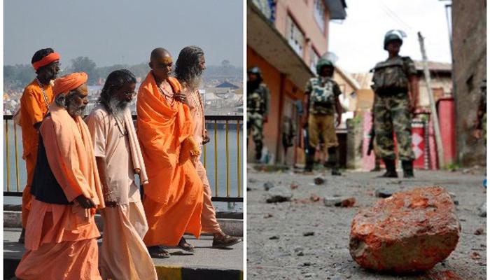 কাশ্মীরে সেনা জওয়ানদের বাঁচাতে রওনা হলেন হাজার সাধু!