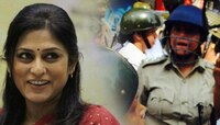 রণংদেহি রূপাকে রুখে পুলিসকে 'ম্যাচ জিতিয়ে দিলেন' এই মহিলা পুলিসকর্মী 