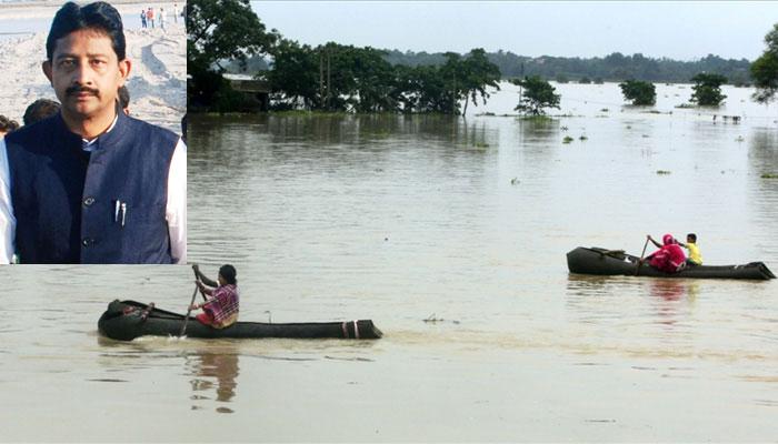 বন্যা পরিস্থিতি সরেজমিনে দেখতে দক্ষিণ দিনাজপুরে রাজীব বন্দ্যোপাধ্যায়