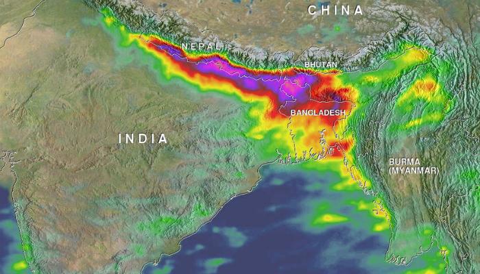 উত্তরবঙ্গে প্লাবনের কারণ স্পষ্ট করল নাসার উপগ্রহ ছবি 