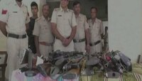 ধর্ষক 'বাবা'র ডেরা থেকে উদ্ধার  এ কে ৪৭, বোমা সহ খতরনক সব অস্ত্র