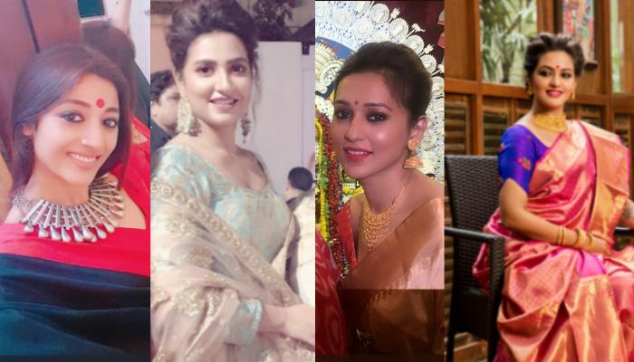  শুভশ্রী, মিমি, প্রিয়াঙ্কারা পুজোয় কেমন সেজেছেন, কী করেছেন জানেন? 