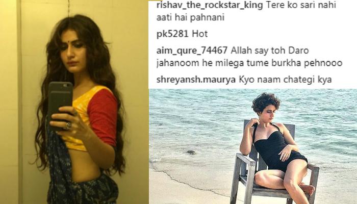 শাড়ির পরেও রক্ষণশীলদের আক্রমণের মুখে 'দঙ্গল' অভিনেত্রী