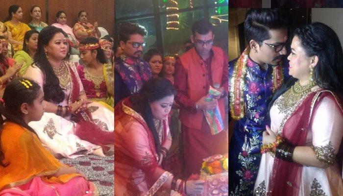 বিয়ের আগে ‘মাতা কি চৌকি’, হবু বরের সঙ্গে পুজো সেরে নিলেন ভারতী, দেখুন ভিডিও