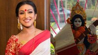 ঋতুপর্ণা সেনগুপ্তের বাড়ির সরস্বতী পুজোয় 'ভালোবাসার বাড়ি'র সদস্যরা