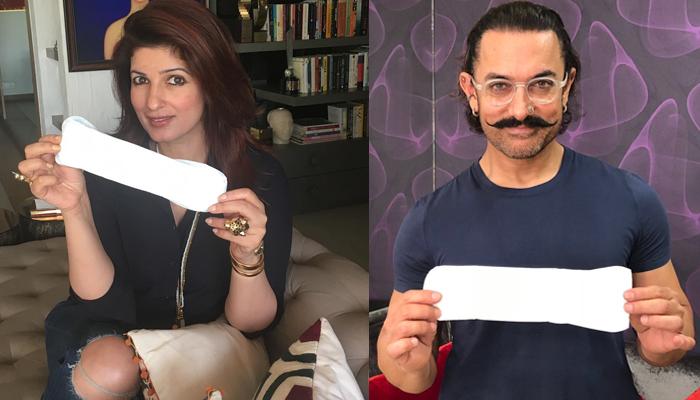 'প্যাডম্যান'এর 'পিরিয়ড' চ্যালেঞ্জে সামিল আমির, ডাক সলমন, শাহরুখকেও