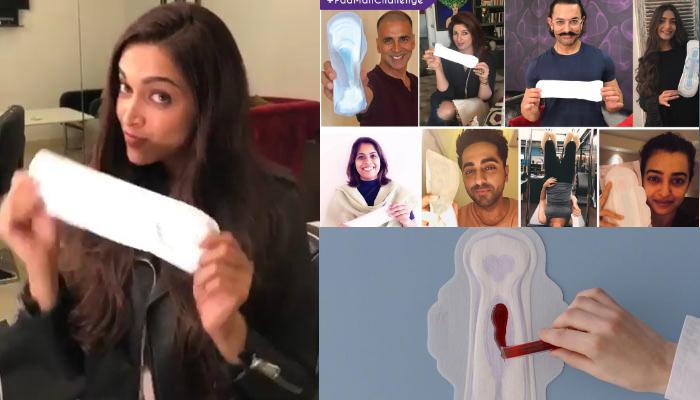 'প্যাডম্যান'এর 'পিরিয়ড' চ্যালেঞ্জে সামিল এবার দীপিকা, অর্জুন কাপুর সহ অনেকেই