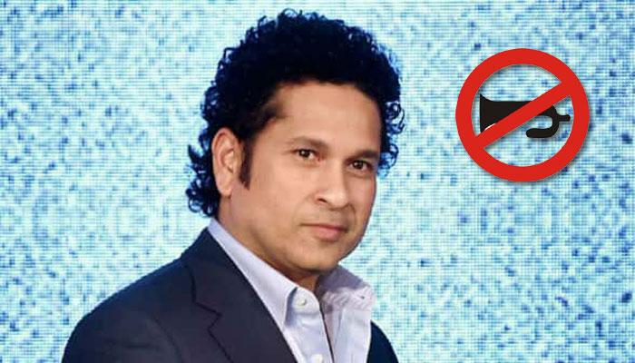 'হর্ন নট ওকে প্লিজ‍' অভিযানে সামিল সচিন তেন্ডুলকর