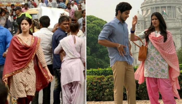'ধড়ক'-এর শ্যুটিংয়ে ভিক্টোরিয়া মেমোরিয়ালে হাজির জাহ্নবী-ঈশান