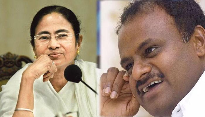 দেবগৌড়া পুত্রকে টেলিফোনে পরামর্শ মমতার