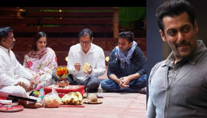 'ভারত'-এর শ্যুটিং শুরুর আগে পুজো করলেন সলমনের ভগ্নিপতি