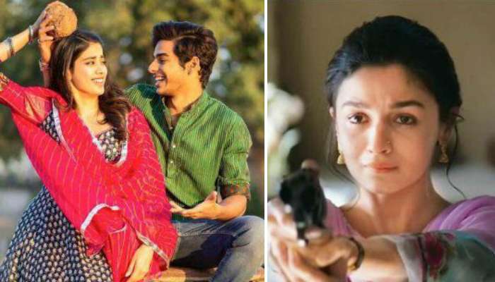 প্রথম দিনেই আলিয়ার দুটি ছবির রেকর্ড ভাঙল জাহ্নবীর 'ধড়ক'
