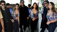 সুহানাকে কলেজে পৌঁছে দিতে যাচ্ছেন শাহরুখ, ভাইরাল ছবি...