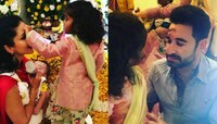 গণেশ চতুর্থীর সেলিব্রেশনে সানি লিওন কন্যা নিশা 