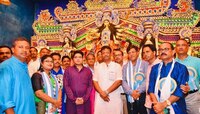 মেটিয়াব্রুজ ও মহেশতলায় দুর্গা পুজো উদ্বোধনে অভিষেক বন্দ্যোপাধ্যায় 