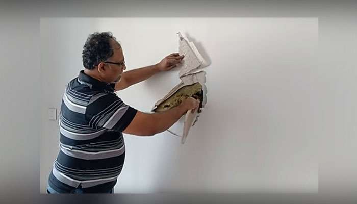 এক ঘুষিতেই ভাঙল তিন কোটি টাকায় কেনা ফ্ল্যাটের দেওয়াল, দেখুন ভিডিয়ো এক ঘুষিতেই ভাঙল তিন কোটি টাকায় কেনা ফ্ল্যাটের দেওয়াল, দেখুন ভিডিয়ো