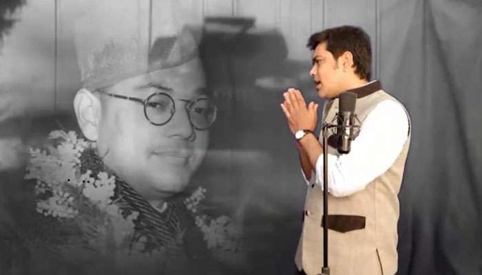 গানে গানে নেতাজিকে শ্রদ্ধা জানালেন মন্ত্রী লক্ষ্মীরতন শুক্লা গানে গানে নেতাজিকে শ্রদ্ধা জানালেন মন্ত্রী লক্ষ্মীরতন শুক্লা