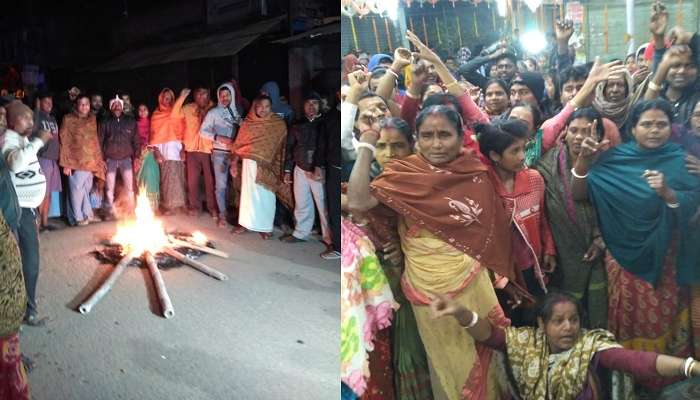 লাউডস্পিকার বন্ধের নামে মন্দিরে পুলিসের ভাঙচুরের অভিযোগ, বিক্ষোভে রণক্ষেত্র গ্রাম লাউডস্পিকার বন্ধের নামে মন্দিরে পুলিসের ভাঙচুরের অভিযোগ, বিক্ষোভে রণক্ষেত্র গ্রাম